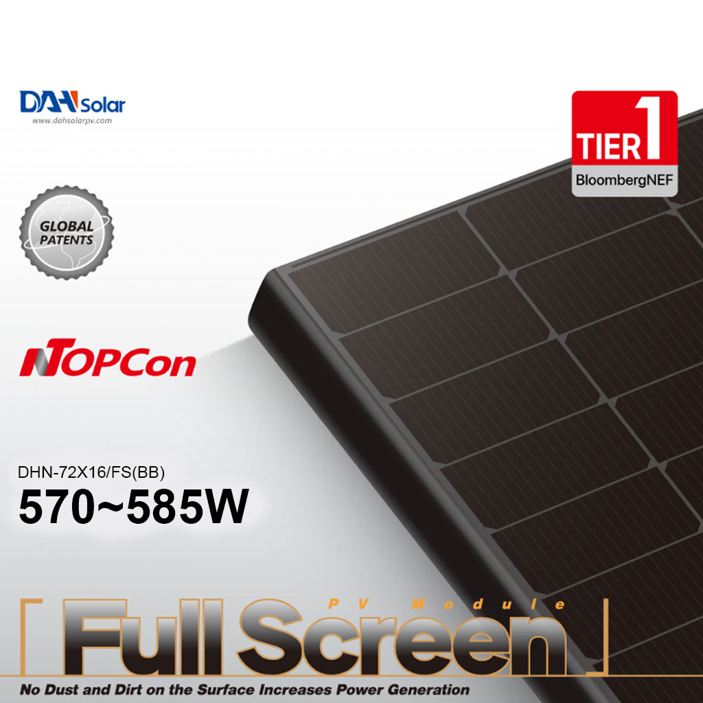 DAH Solar DHN-72X16/FS(BB) 570-585W - Solaris Green Energy Co., Ltd.